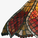 Afbeelding laden in galerijweergave, TF Orsino Decoratieve Tiffany Stijl Vloerlamp - Artistieke Glas-in-Lood Lamp voor Slaapkamer