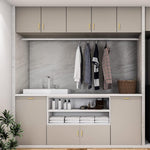 Load image into Gallery viewer, 15-Pack Modern Square Drawer Pulls – Brushed Brass Gold Handles