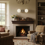 Load image into Gallery viewer, Lumio Globe Art Deco Vanity Light -  Opal Globe Bathroom Sconce