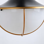 Cargar imagen en el visor de la Galería, Black and Gold Outdoor Wall Lantern