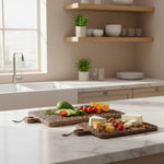 Load image into Gallery viewer, Lepwood Premium Leopard Print Mango Wood Chopping Serving Board for Table Styling and Entertaining