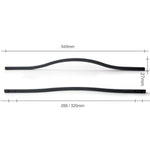 Load image into Gallery viewer, Curved Cabinet Handles – Minimalist Black Gold Cabinet Door Handle Set