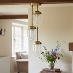 Load image into Gallery viewer, Tierlux Glass Pendant Light - Art Deco Globe Design