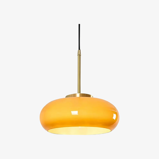 Havelo Okrągła Szklana Lampa Wisząca - Bauhaus Lampa Wisząca do Domu N51