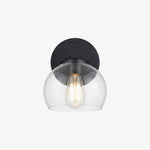 Bild in die Galerieansicht laden, Auruca Globe Wall Light Bellflower Inspired Shape - Minimalist Metal Glass Sconce for Living Room