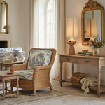 Afbeelding laden in galerijweergave, Pryssa keramische tafellamp met ivoorkleurige linnen kap - artistieke verlichting voor woonkamer of slaapkamer