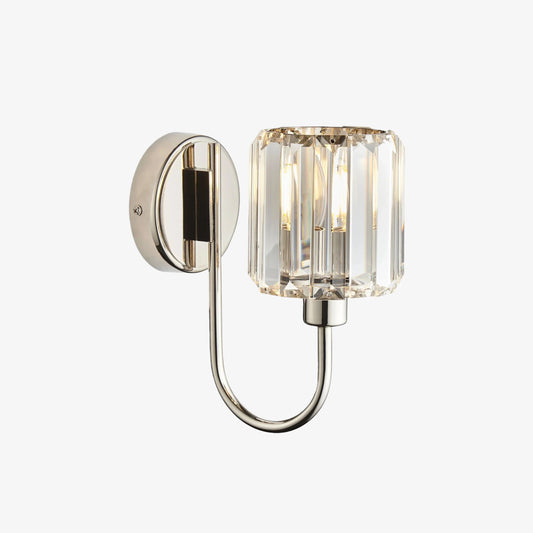 Aplique de Pared Tracian con Pantalla de Vidrio Tallado – Iluminación Atemporal para Entradas y Áreas de Estar