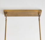 Load image into Gallery viewer, Lumora Crystal Pendant Light – Elegant Tumbled Brass & Cut Glass