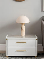 Bild in die Galerieansicht laden, Peono Alabaster Tischlampe