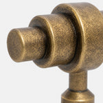 Afbeelding laden in galerijweergave, Rounded handle end and layered antique brass form