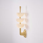 Load image into Gallery viewer, Triple Alabaster Wall Lamp