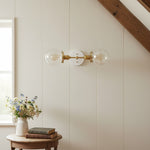 Load image into Gallery viewer, Lumio Globe Sleek Glass Globe Wall Lamp for Bathroom & Bedroom