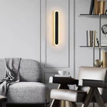 Cargar imagen en el visor de la Galería, Luz de Pared Ovalada Metálica Minimalista Edge IP65 Impermeable para Exterior
