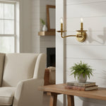 Afbeelding laden in galerijweergave, Tela Classic ijzeren kandelaar wandkandelaar – rustiek metalen enkele of dubbele armatuur voor hal en eetkamer