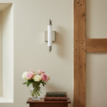 Load image into Gallery viewer, Ornato Luxe Modern Vanity Sconce - Art Deco Wall Light with Cylinder Shade