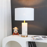 Bild in die Galerieansicht laden, Lineham Alabaster Tischlampe