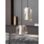Bild in die Galerieansicht laden, Glas Alabaster-Pendelleuchte