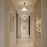 Bild in die Galerieansicht laden, Kallera Magnolia Ceiling Light – Gradient Design Lampshade for Bedroom and Hallway