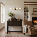 Afbeelding laden in galerijweergave, Glorica glazen lange make-up spiegel lamp - modern minimalistisch wandlamp ontwerp