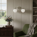 Load image into Gallery viewer, Glorica Glass Wall Sconce - Modern Vintage Vanity Light Fixture