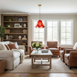 Cargar imagen en el visor de la galería, Lámpara colgante con pantalla floral Bellina Iluminación decorativa para el hogar