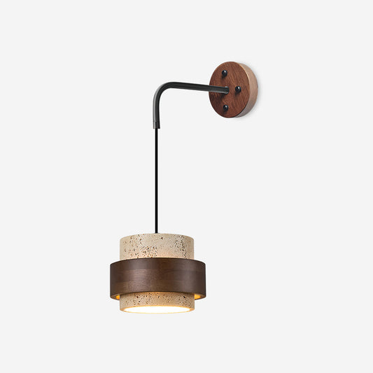 Lámpara de pared Cole de travertino