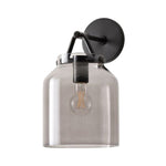 Load image into Gallery viewer, Hanton Minimalist Metal & Glass Wall Sconce – Modern Bathroom & Vanity