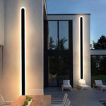 Cargar imagen en el visor de la Galería, Luz de Pared Ovalada Metálica Minimalista Edge IP65 Impermeable para Exterior