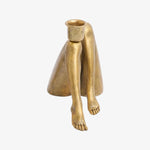 Afbeelding laden in galerijweergave, Kickra Moderne Designer Kandelaar met Gouden Poot-Geïnspireerde Basis U22