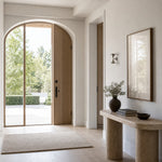 Carica l'immagine nella visualizzazione Galleria, Chrome wall sconce adding a sculptural accent to an entryway