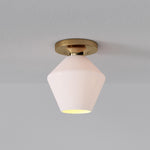 Load image into Gallery viewer, Merin Geometric Glass Modern Flush Mount for Hallway & Bedroom