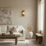 Bild in der Galerieansicht laden, RibGlow Art Deco gerippte Glas-Wandleuchte – Vintage-inspirierte Wandlampe für Wohnzimmer