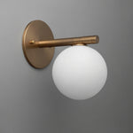 Load image into Gallery viewer, Glorica Glass Wall Sconce - Frosted Globe Light