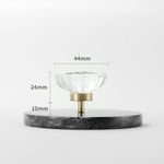 Load image into Gallery viewer, Modern Mushroom Cabinet Knob – Clear Glass Diamond Drawer Knobs