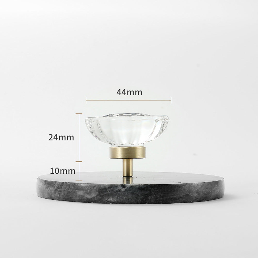 Modern Mushroom Cabinet Knob – Clear Glass Diamond Drawer Knobs