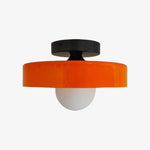 Afbeelding laden in galerijweergave, Glasenti Halo Schijf Bol Plafondlamp Wandlamp – Moderne Sculpturale Verlichting voor Woonruimtes U29