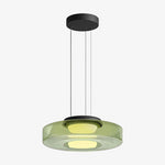 Load image into Gallery viewer, Nora Contemporary Multi-Layer Glass Pendant Lamp - Adjustable Hanging Light for Living Room or Kitchen Island