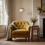 Cargar imagen en el visor de la Galería, Curva Aplique de Pared Industrial de Metal - Brazo Curvo de Latón - Lámpara con Cúpula Martillada