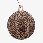 Load image into Gallery viewer, Lepwood Premium Leopard Print Mango Wood Chopping Serving Board for Table Styling and Entertaining