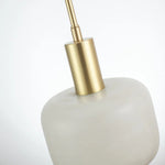 Load image into Gallery viewer, Velia Acorn Alabaster Minimalist Pendant Light
