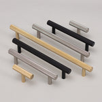 Load image into Gallery viewer, Brushed Brass Gold Pull Handles & Lacquered Brass Drawer Cabinet Pull