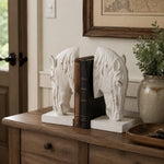 Afbeelding laden in galerijweergave, Horse Head bookends side view