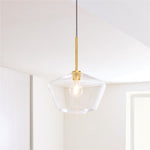 Load image into Gallery viewer, Merin Transparent Glass Sculpture Geometric Chandelier