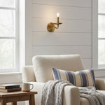 Afbeelding laden in galerijweergave, Tela Classic ijzeren kandelaar wandkandelaar – rustiek metalen enkele of dubbele armatuur voor hal en eetkamer