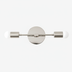 Load image into Gallery viewer, Mobilux Dual-Light Linear Mid-Century Vanity Wall Light for Bathroom & Mirror