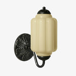 Load image into Gallery viewer, Eloise Brass Wall Sconce – Elegant Milk Glass Vintage Lighting