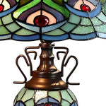 Afbeelding laden in galerijweergave, TF Oldbury bureaulamp - handgemaakte lamp van glas-in-lood voor slaapkamerlezen