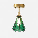 Cargar imagen en el visor de la Galería, French country ripple glass light fixture