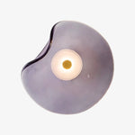 Afbeelding laden in galerijweergave, Lunacrest Gebogen Nebula Geïnspireerde Wandlamp – Artistieke Glazen Verlichting voor Hal