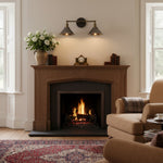 Load image into Gallery viewer, Conique Industrial Double Arm Wall Light for Bathroom & Vanity